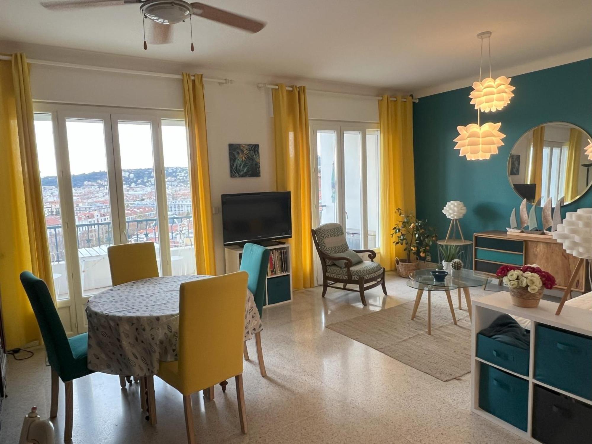 Terrace And View On Nizza